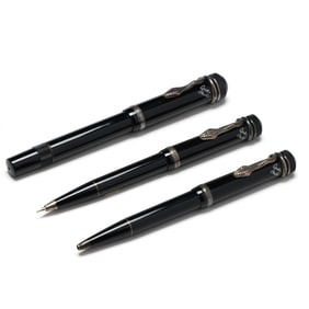 Three Montblanc Limited Edition  Agatha Christie  Writing Instruments