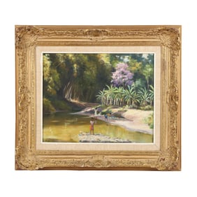 Jose Requena (Venezuela, b. 1913),  Paisaje de Cata