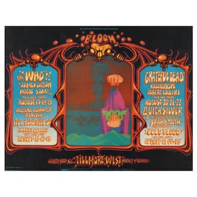 Rick Griffin and Alton Kelley,  Bill Graham Presents Bloom: The Who, Grateful Dead...