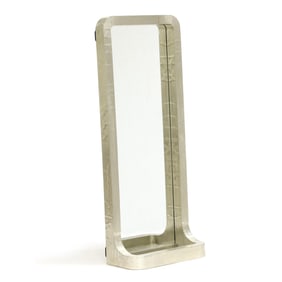 Modernist Metal Clad Mirror