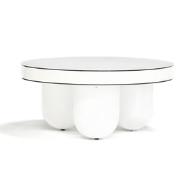 Jasper White Glossy Coffee Table