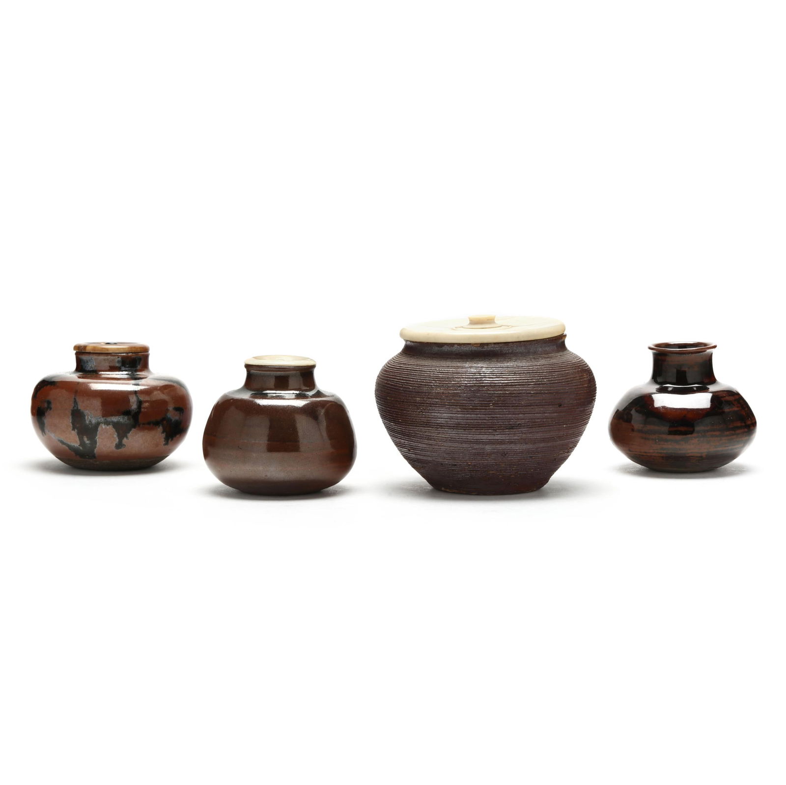 Four Japanese Ceramic Tea Caddies ( Chaire ) (1 of 7)