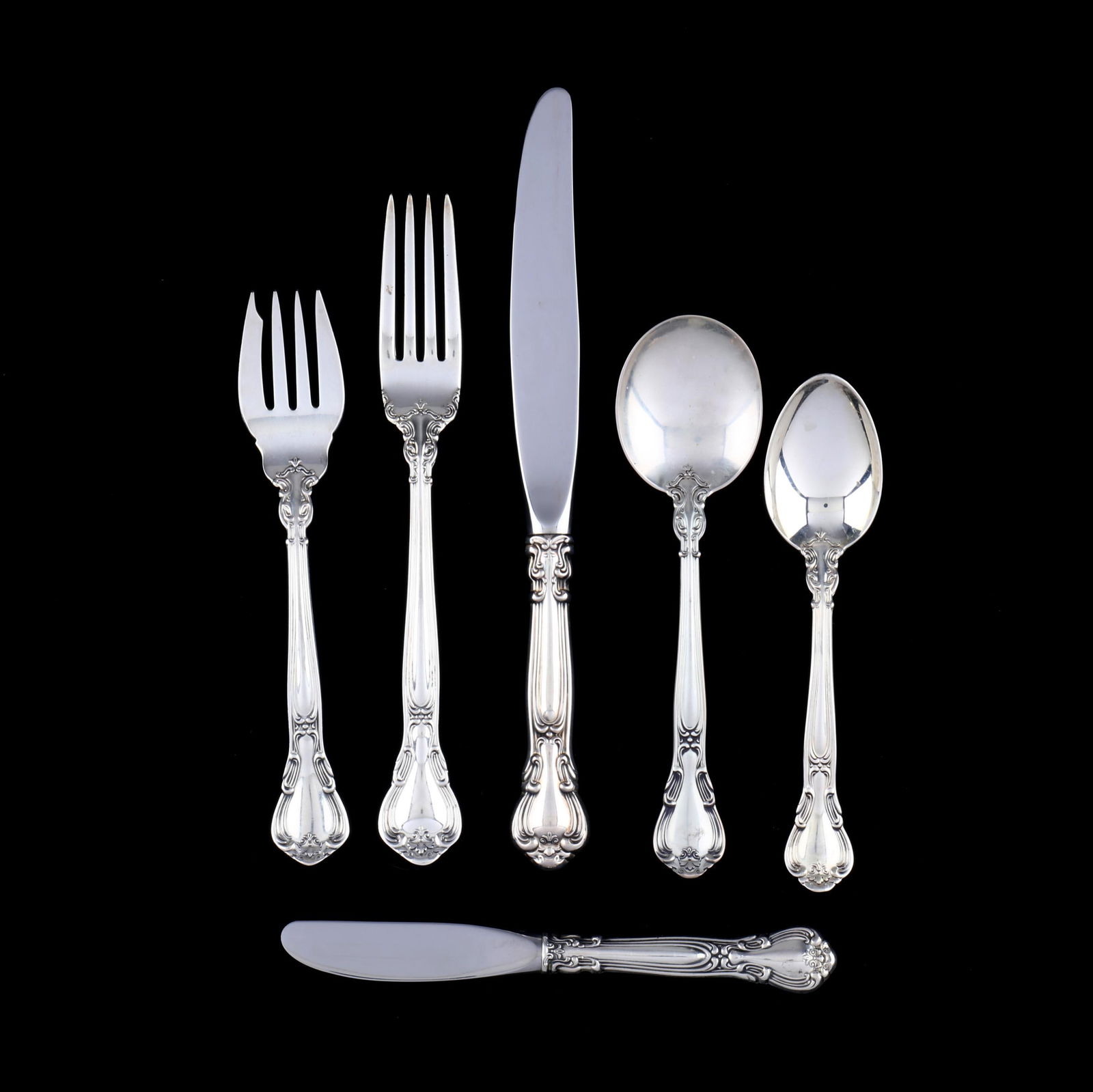 Gorham Chantilly Sterling Silver Flatware Service