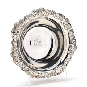 Tiffany & Co. Sterling Silver Clover Centerpiece Bowl