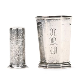 Two Tiffany & Co. Sterling Silver Table Articles