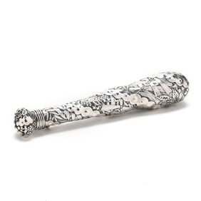 A Large Antique Tiffany & Co. Silver Scent Bottle