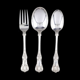 Three Tiffany & Co. English King Sterling Silver Flatware Servers