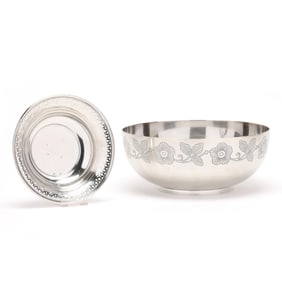 Two Vintage Tiffany & Co. Sterling Silver Bowls