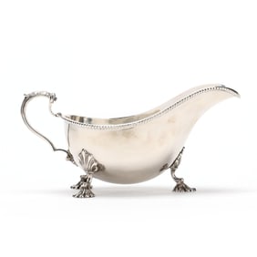 Elizabeth II Silver Gravy Boat, Mark of Tiffany & Co.
