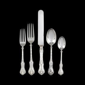 Roger Williams Silver Co. Josephine Sterling Silver Flatware Partial Service