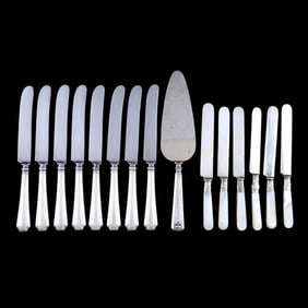 Assortment of Sterling Silver Handled Knives