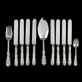 Group of Wallace Waverly Sterling Silver Flatware