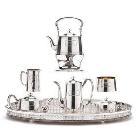 Sterling Silver Tea and Coffee Service by Frank Smith