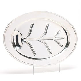 Gorham Sterling Silver Tree and Well Platter