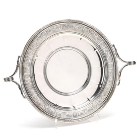 International Wedgwood Sterling Silver Cake Plate