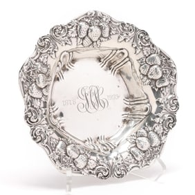 A Sterling Silver Bon Bon Bowl by Woodside Sterling Co.