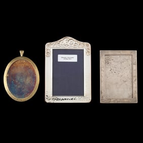 Three Sterling Silver Picture Frames
