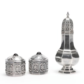 Three Sterling Silver Table Accessories