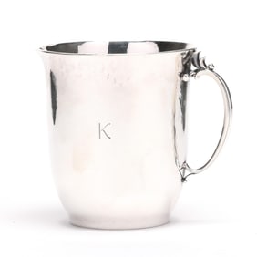 A Georg Jensen Sterling Silver Creamer