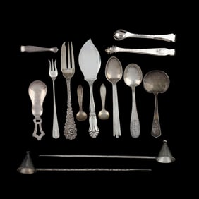 Selection of American Arts & Crafts Sterling Silver Flatware
