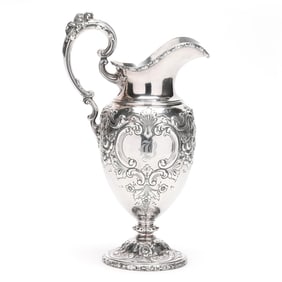 A Large Sterling Silver Ewer by Reed & Barton