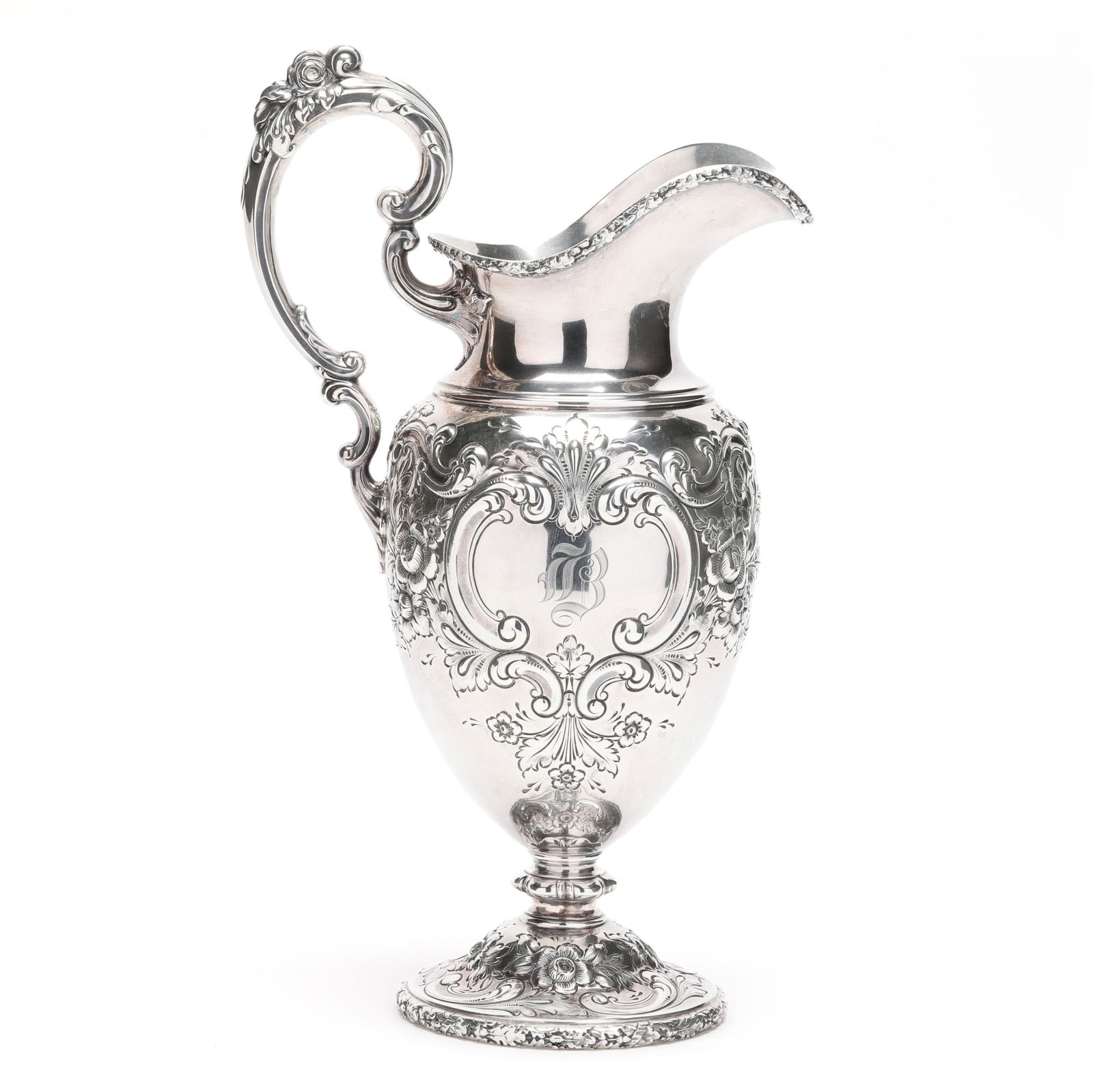 A Large Sterling Silver Ewer by Reed & Barton (1 of 8)