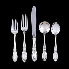 Towle King Richard Sterling Silver Flatware Service for Twelve
