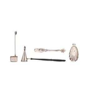 Four American Silver Flatware Servers