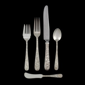 S. Kirk & Son Repousse Sterling Silver Flatware Service
