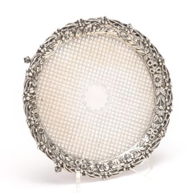 S. Kirk & Son Co. Repousse Sterling Silver Salver