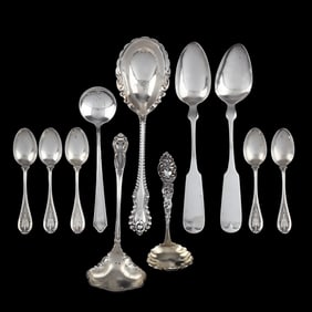 Collection of Antique American Sterling Silver Flatware