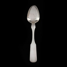 Salem, North Carolina Coin Silver Spoon, Mark of Traugott Linebach