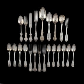 Selection of Coin Silver Flatware