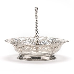 A George III Silver Cake Basket, Mark of William Plummer