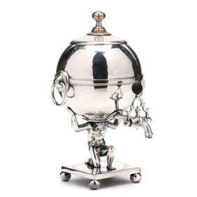 Victorian Silver-Plated Atlas Hot Water Urn