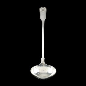 A Victorian Silver Ladle, Mark of Elkington & Co