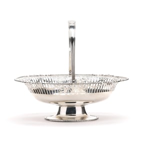 A George V Silver Cake Basket
