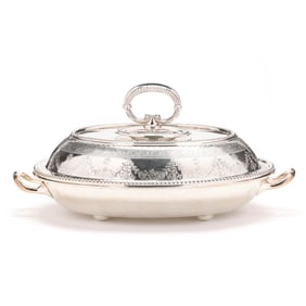 An English Silver-Plated Serving Dish