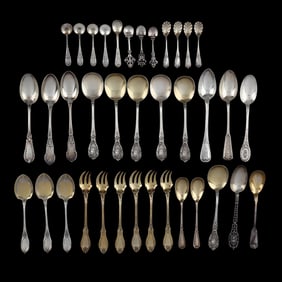 Selection of French Silver Flatware