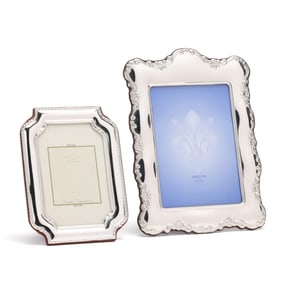 Two Italian Silver Mounted Picture Frames