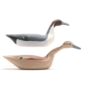 Percy Carawan (NC, 1910-2005), Pair of Pintails