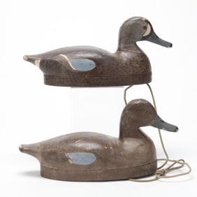 Lambert Morris (NC, 1904-1969), Pair of Blue-Winged Teal