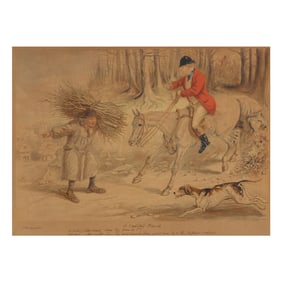 John Leech (English, 1817-1864),  A Capital Finish