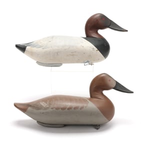 Charlie Bryan (MD, 1920-2008), Pair of Canvasbacks