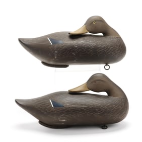 Charlie Bryan (MD, 1920-2008), Two Sleeping Black Ducks