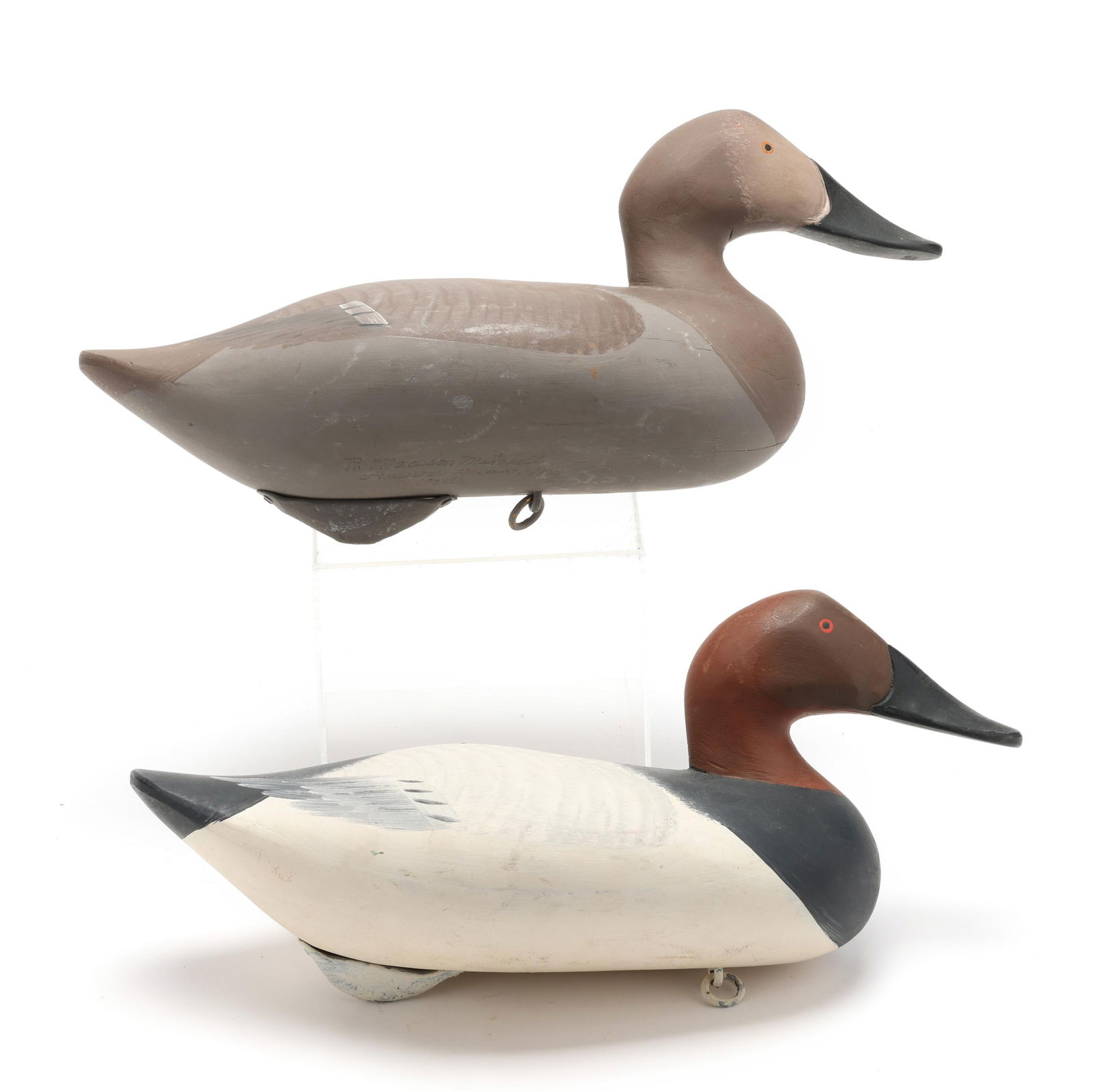 Madison Mitchell (MD, 1901-1993), Pair of Canvasbacks (1 of 12)
