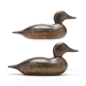 Mason Factory (MI, 1896-1924), Pair of Standard Grade Blue-winged Teal