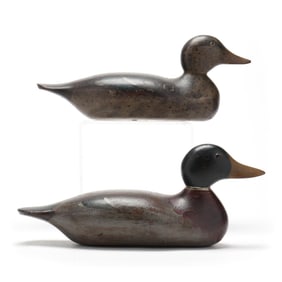 Mason Factory (MI, 1896-1924), Pair of Standard Grade Mallards