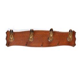 Vintage Deer Foot Rifle Rack
