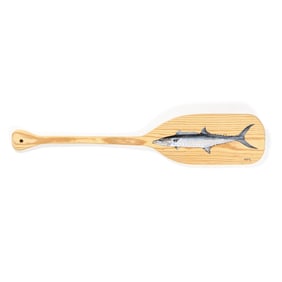 Duane Raver (NC, 1927-2022), King Mackerel on Paddle